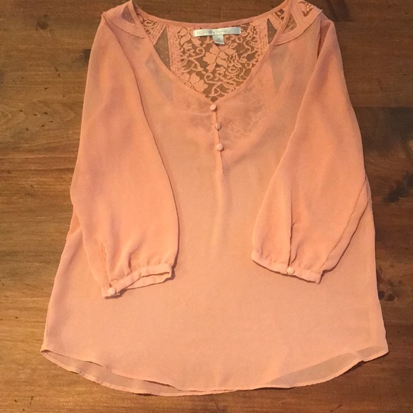 Sheer Lauren Conrad top - Picture 3 of 3